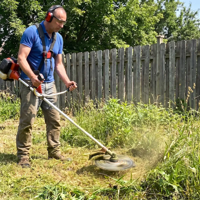 SteelTrim™ | Maai hardnekkig onkruid weg zonder steeds trimdraad te vervangen