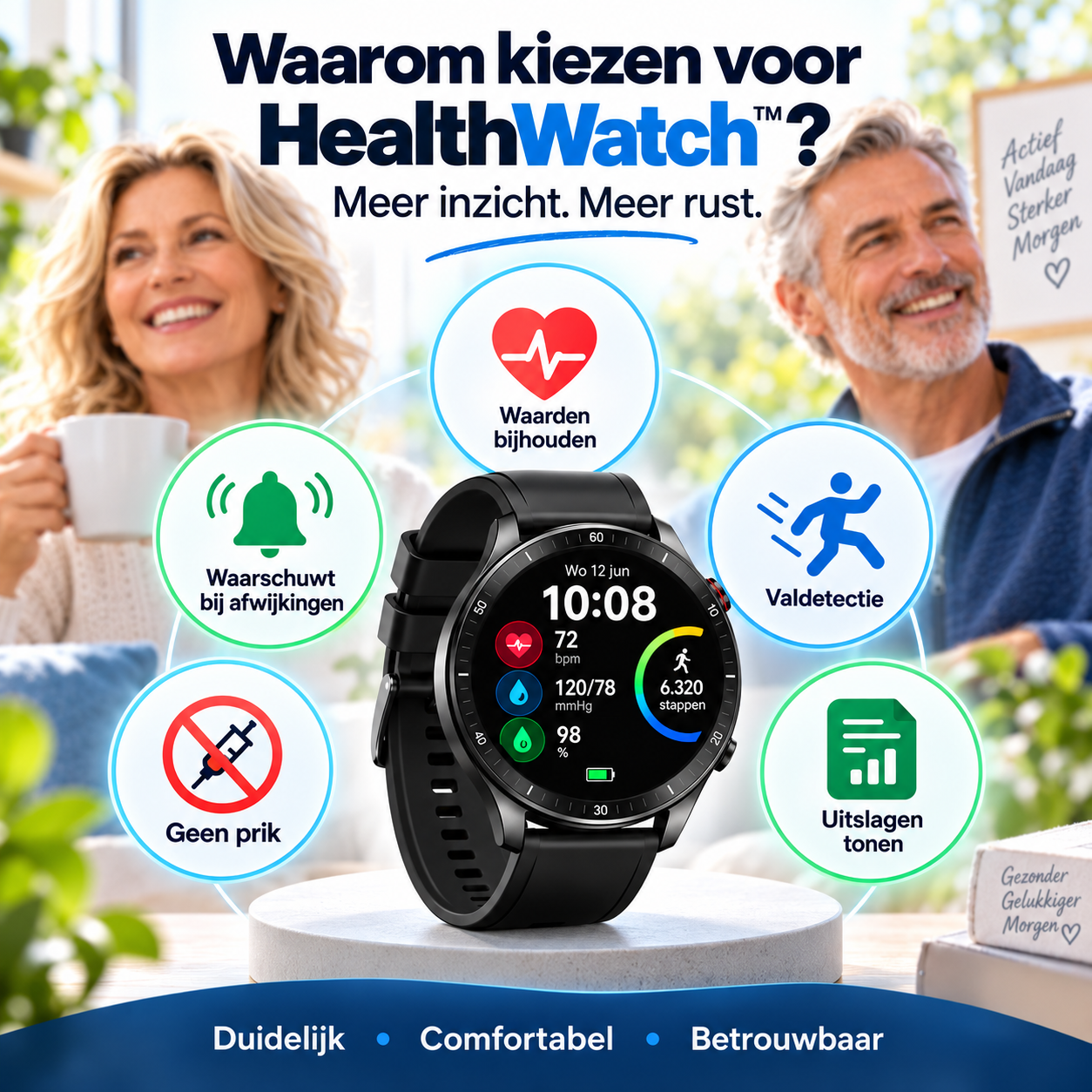 HealthWatch™ | Houd belangrijke bloedwaarden automatisch in de gaten