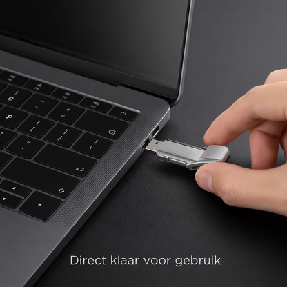 Geheugenstick voor telefoon, tablet, computer en laptop