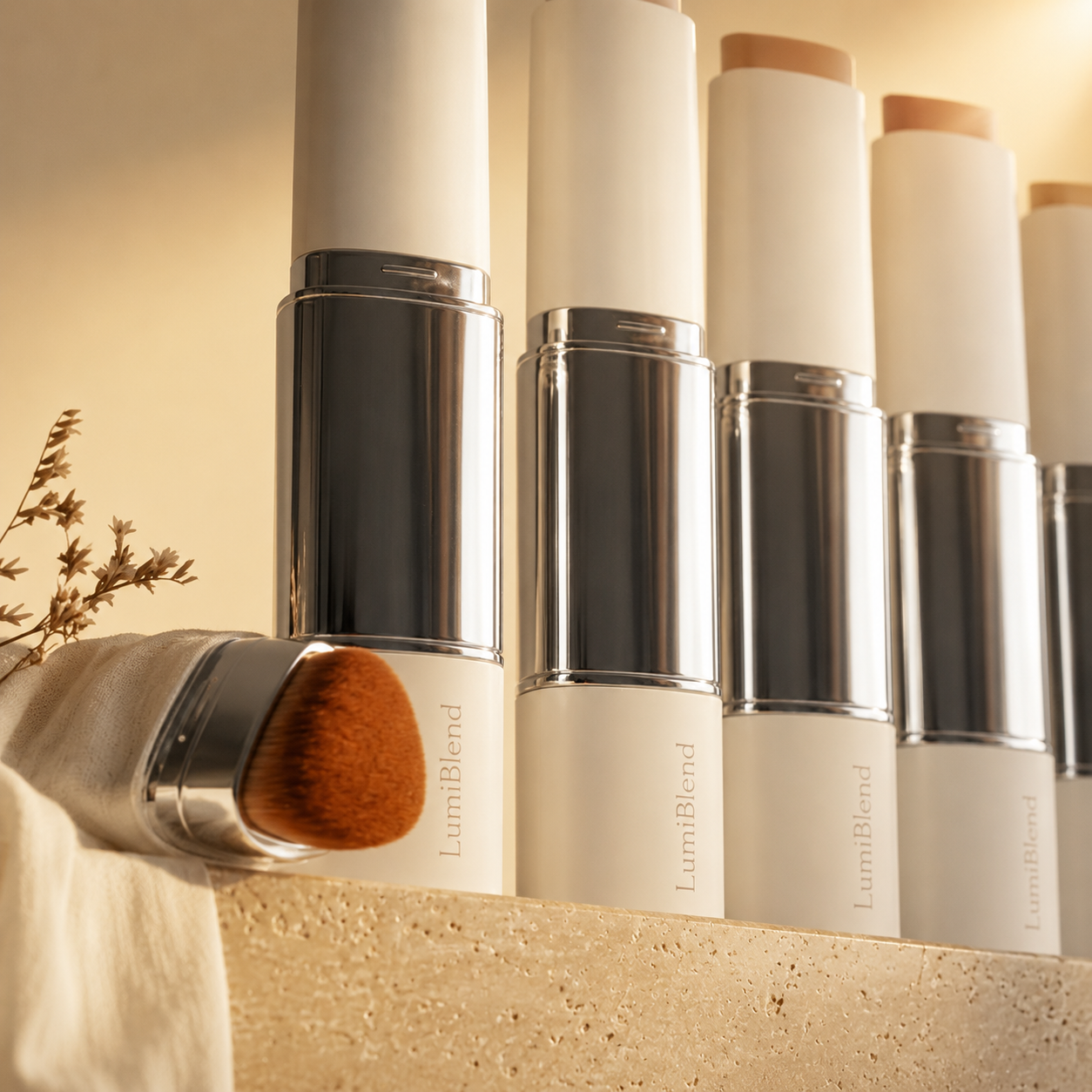 LumiBlend™ Anti-Aging Foundation Stick | Vervaagt Pigmentvlekken en Fijne Lijntjes | 1+2 GRATIS