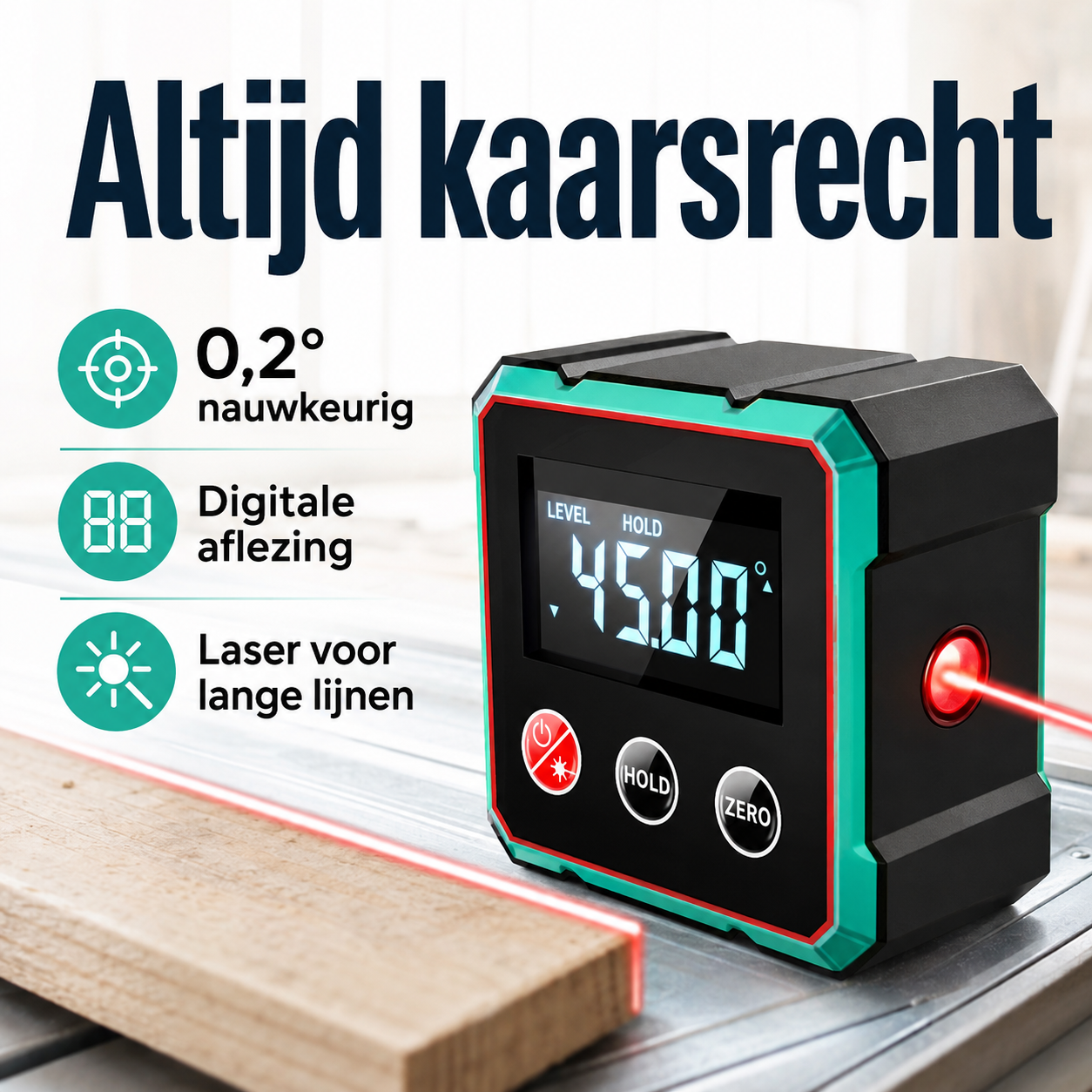 ProTech™ – Zeg dag tegen scheve planken en verkeerde zaaghoeken