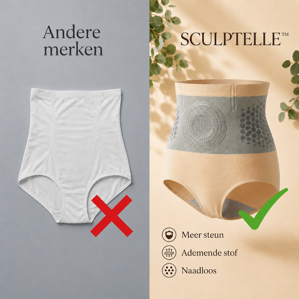 Sculptelle™ | Direct een slank en glad silhouet | 1+1 gratis