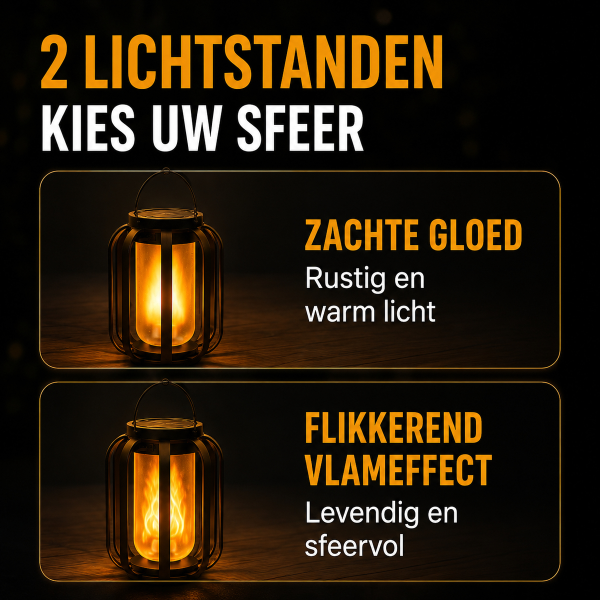 FlameGlow | Altijd licht, zelfs zonder stopcontact of zon