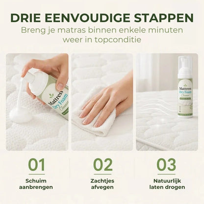 Droogschuim vlekverwijderaar voor matrassen