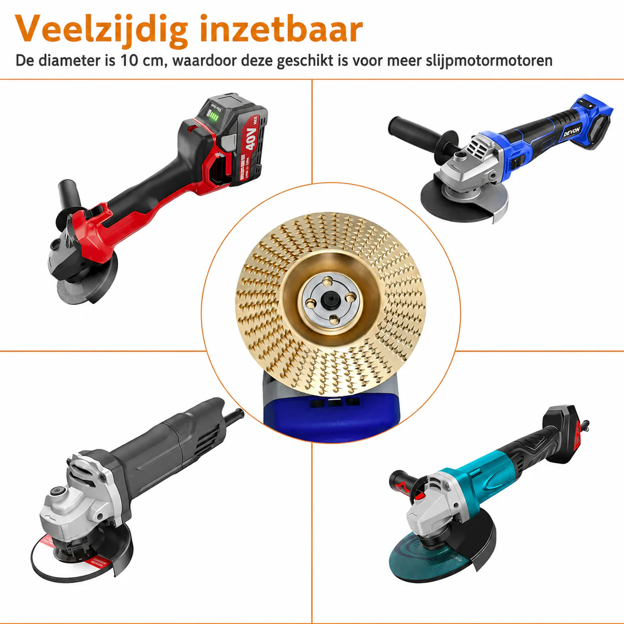 CarveX Precisie Slijpschijven - 3-delige set