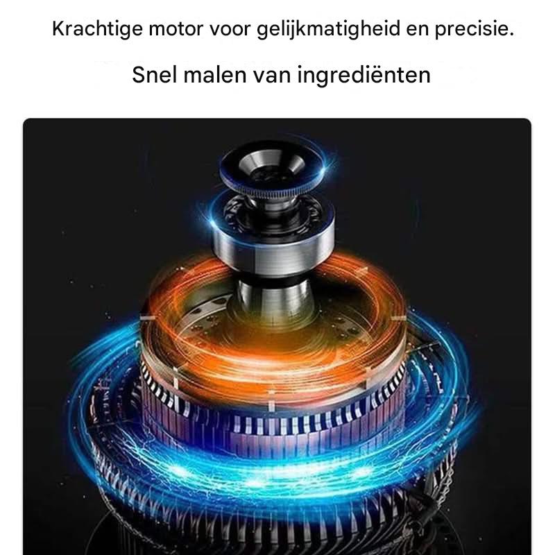 GrindMaster™ | De enige molen met onverwoestbaar RVS, zonder microplastic