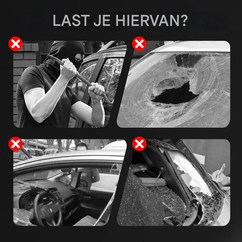 AutoAlarm Pro™ | Beveilig je auto 24/7 zonder dure installatie | 1+1 gratis