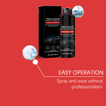 🚗 BE PERKTE TIJD! 50% KORTING! 💥Uw auto glanzend in minder dan 5 minuten – Nanokeramische Hoogglans Detailing Spray | Waterafstotend & Krasbestendig 🚗✨
