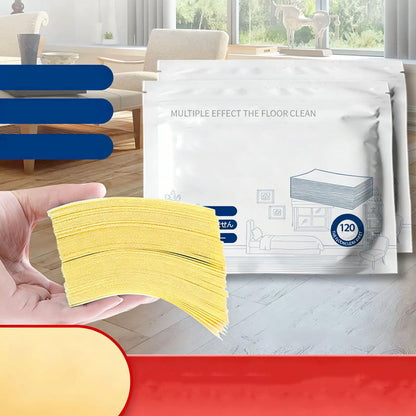 FloorGlow™ wateroplosbare doekjes 120x  | Reken Direct Af Met Vet, Vlekken en Strepen