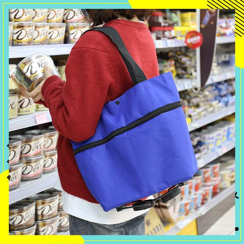 EasyCarry™ – Nooit Meer Tillen: Rol Je Boodschappen Moeiteloos Mee