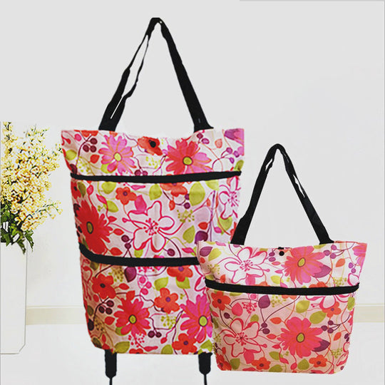 EasyCarry™ – Nooit Meer Tillen: Rol Je Boodschappen Moeiteloos Mee