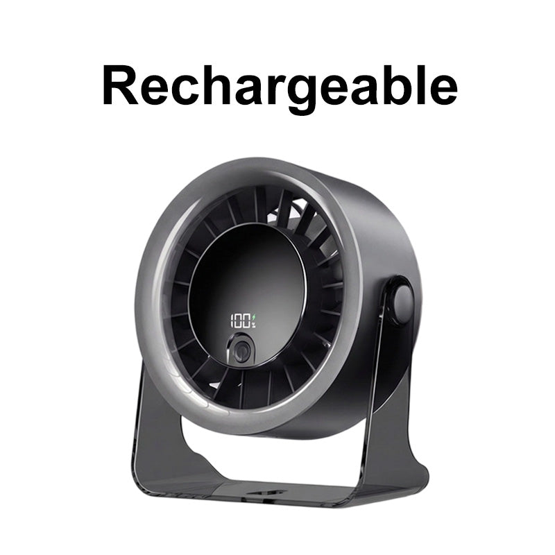 📢📢50% KORTING !! ❄️ HOGE-SNELHEID BUREAUVENTILATOR MET TEC KOELING — Directe Thermoelektrische Koeling | Instelbare Snelheden | Draagbaar Ontwerp 🌬️