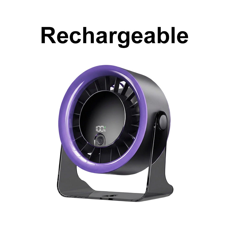 📢📢50% KORTING !! ❄️ HOGE-SNELHEID BUREAUVENTILATOR MET TEC KOELING — Directe Thermoelektrische Koeling | Instelbare Snelheden | Draagbaar Ontwerp 🌬️