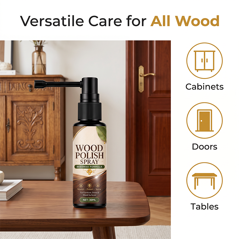 Natuurlijke bijenwas-spray voor hout