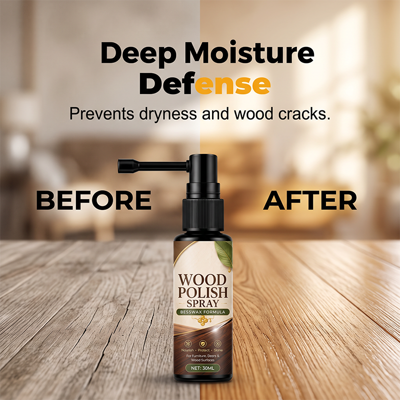 Natuurlijke bijenwas-spray voor hout