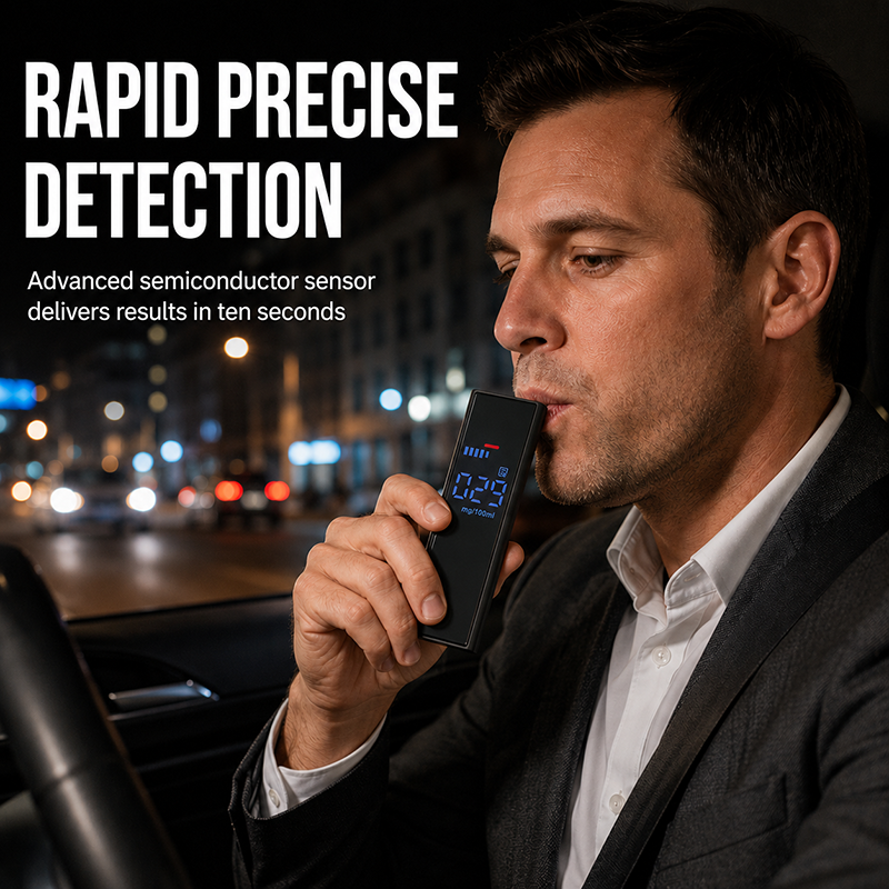 📢📢 50% korting!! 🚔✨ Draagbare alcoholtester voor sneltesten thuis